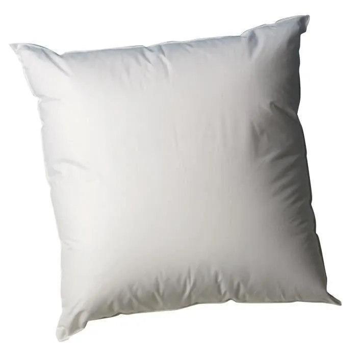 Blanreve Almohada de Algodón 60 x 60 cm Blanca Suave Comodidad Algodón Poliéster