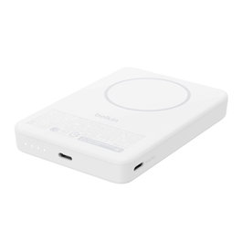 Belkin BoostCharge Slim Magnetic Power Bank 10.000 mAh Qi2 Blanco