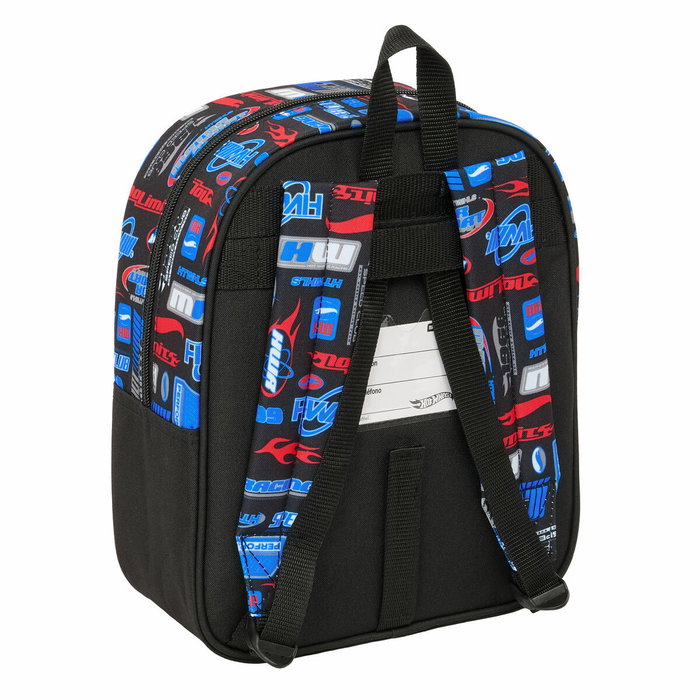 Safta Mochila de Guardería Hot Wheels Adaptable a Carrito Safta Mochila de Guardería Hot Wheels Adaptable a Carrito