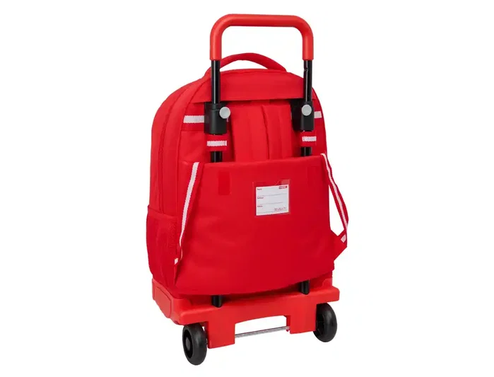 Safta Mochila Grande con Ruedas Compactas Extraíbles Sevilla F.C. 450x330x220mm