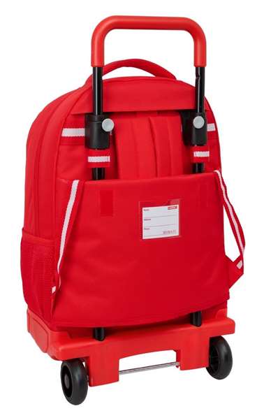 Safta Mochila Grande Con Ruedas Compact Extraible 33x45x22cm - Para Viajes y Escuela