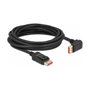 DeLOCK Cable DisplayPort 8K 60Hz 5m con conector recto y 90° hacia arriba