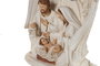DKD Home Decor Nacimiento de Ángel Blanco en Resina