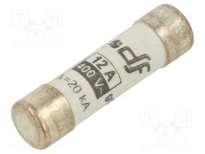 DF ELECTRIC Fusible de Cartucho Cerámico 8x31mm 12A DF ELECTRIC Fusible de Cartucho Cerámico 8x31mm 12A