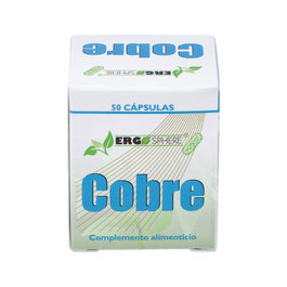 ERGONAT Cobre Ergosphere 50 Cápsulas Complemento Alimenticio