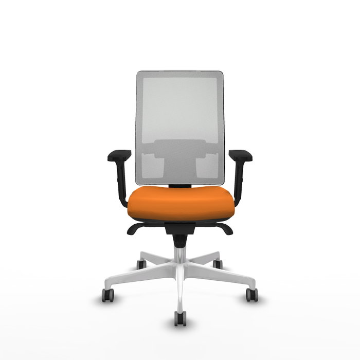 PIQUERAS Y CRESPO Silla de oficina Horna Naranja y Blanco PIQUERAS Y CRESPO Silla de oficina Horna Naranja y Blanco