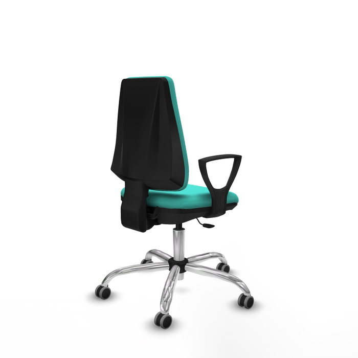 PIQUERAS Y CRESPO Silla de oficina Elche Turquesa con mecanismo de contacto permanente PIQUERAS Y CRESPO Silla de oficina Elche Turquesa con mecanismo de contacto permanente