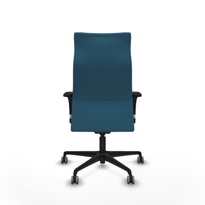 Sillón Albacete con mecanismo Sincro tapizada con Tela color Verde petróleo. Equipado con Base nailon negra, Brazos 1D y Ruedas 65 mm parqué Sillón Albacete con mecanismo Sincro tapizada con Tela color Verde petróleo. Equipado con Base nailon negra, Brazos 1D y Ruedas 65 mm parqué
