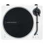Audio-Technica AT-LP70XBTWS Tocadiscos Inalámbrico Blanco y Plata