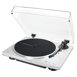 Audio-Technica AT-LP70XBTWS Tocadiscos Inalámbrico Blanco y Plata