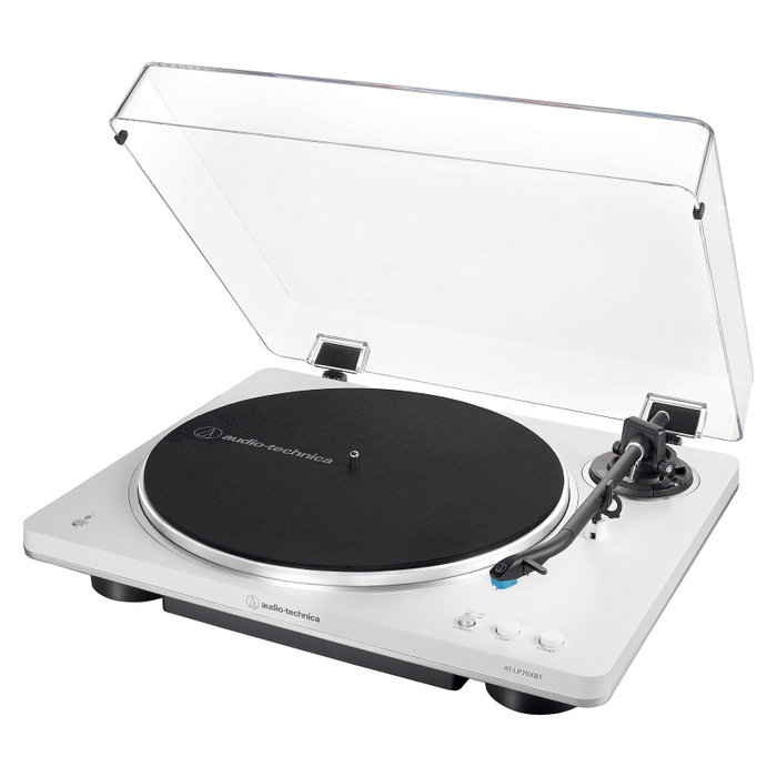 Audio-Technica AT-LP70XBTWS Tocadiscos Inalámbrico Blanco y Plata Audio-Technica AT-LP70XBTWS Tocadiscos Inalámbrico Blanco y Plata