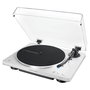 Audio-Technica AT-LP70XBTWS Tocadiscos Inalámbrico Blanco y Plata