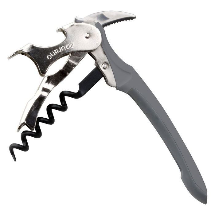 1946 Sacacorchos 1946 Doble Gatillo De Dos Tiempos Con Descapsulador Tacto Suave Colores Surtidos Blanco Gris Negro