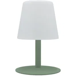 Lumisky Lámpara de mesa inalámbrica STANDY MINI Oliva LUM3666162006716 LED blanco cálido y blanco Al. 25 cm Base de acero verde oliva