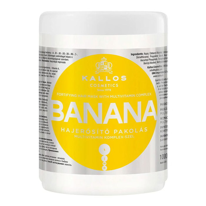 Mascarilla Capilar Nutritiva Kallos Cosmetics Banana 1 L Mascarilla Capilar Nutritiva Kallos Cosmetics Banana 1 L