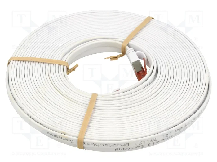 GOOBAY Patch cord Cat 6 U/FTP 15m RJ45 blanco GOOBAY Patch cord Cat 6 U/FTP 15m RJ45 blanco