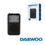 DAEWOO - Radio Portátil AM/FM Negro, Radio Digital