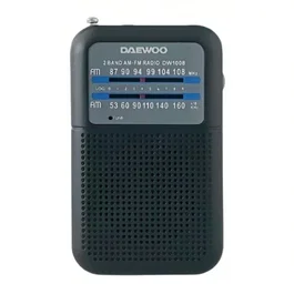 DAEWOO - Radio Portátil AM/FM Negro, Radio Digital