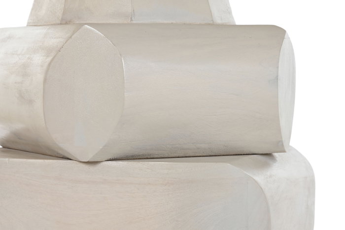DKD Home Decor Mesa Redonda de Comedor en Mango 100x100x76