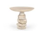 DKD Home Decor Mesa Redonda de Comedor en Mango 100x100x76