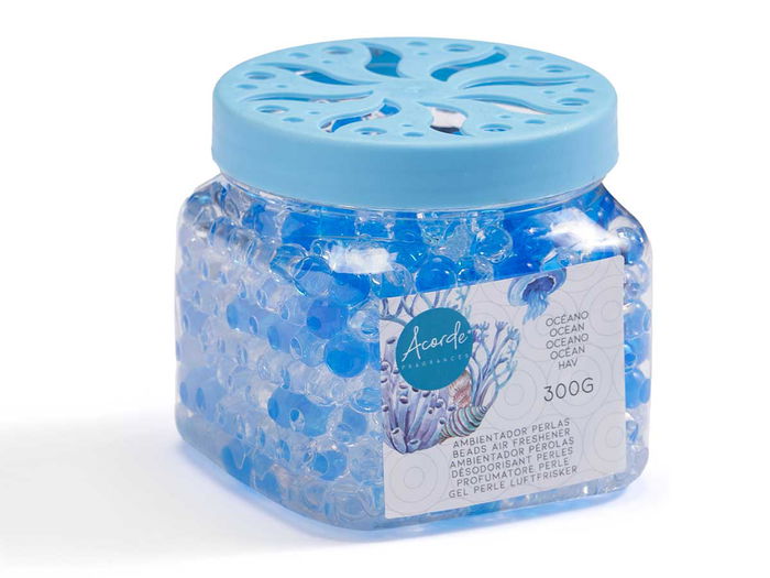Acorde Ambientador Gel Bolas Oceano 300 Gr 8.5x9x8.5 cm (Set de 12)