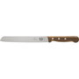 Victorinox Cuchillo para pan Wood de 21 cm con mango de madera de arce de color Plata / Marrón