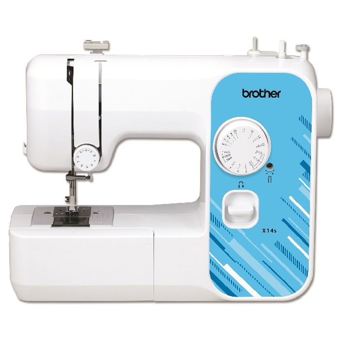 Brother X14S Máquina de coser mecánica Azul, Blanco
