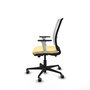 PIQUERAS Y CRESPO Silla de oficina Haches Crema y Blanco con mecanismo Sincro/Traslack