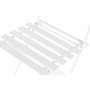 DKD Home Decor Mesa Terraza Y Jardin Metal Blanco 60 x 71 x 60 cm Set de 3