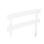 DKD Home Decor Mesa Terraza Y Jardin Metal Blanco 60 x 71 x 60 cm Set de 3