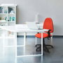 PIQUERAS Y CRESPO Silla de oficina Algarra Marrón con mecanismo Asincro