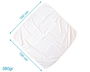KioKids Toalla Baño Bebé Capucha Bambú Blanca 100x100 cm Certificado Oeko-Tex