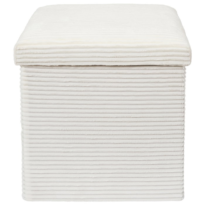 Home Deco Factory Caja-Puf Plegable Scott Beige 38x38x38 cm
