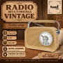 SAMI Radio Sami Vintage 3 bandas madera AC/batería multimedia