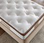 Hanah Home Colchón Queen 140x190 cm Firme Acolchado con Sistema de Muelles Múltiples Niron para un Soporte Óptimo y Máximo Confort