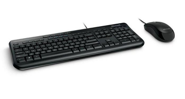 Microsoft Teclado y Ratón Inalámbrico Wired Desktop 600 Resistente a Derrames