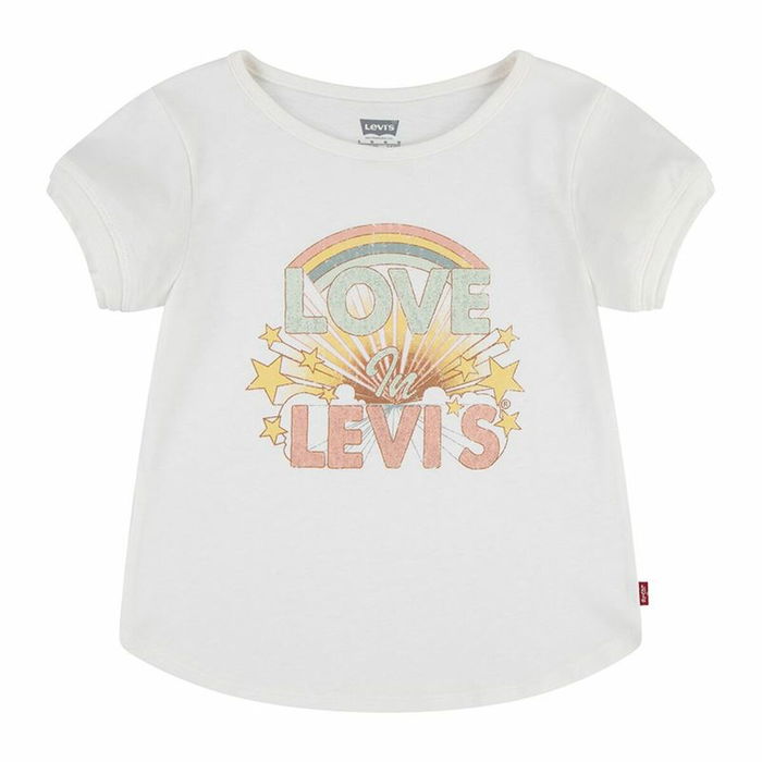 Camiseta de Manga Corta Infantil Levi's Double Cuff Camiseta de Manga Corta Infantil Levi's Double Cuff