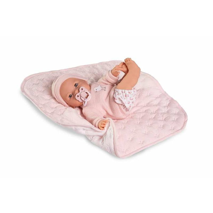 Antonio Juan Muñeca Bimba Llorona con mantita acolchada 37 cm