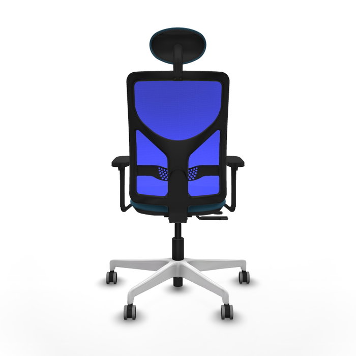 PIQUERAS Y CRESPO Silla de oficina Motilla Verde petróleo y Azul PIQUERAS Y CRESPO Silla de oficina Motilla Verde petróleo y Azul