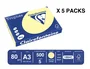Trophee Papel de colores Amarillo canario DIN A3 80 g de 500 hojas