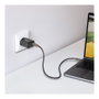 Lindy Cargador GaN 65W con 2 puertos USB-C, Negro