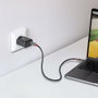 Lindy Cargador USB-C 2 puertos 65W con tecnología GaN, Negro