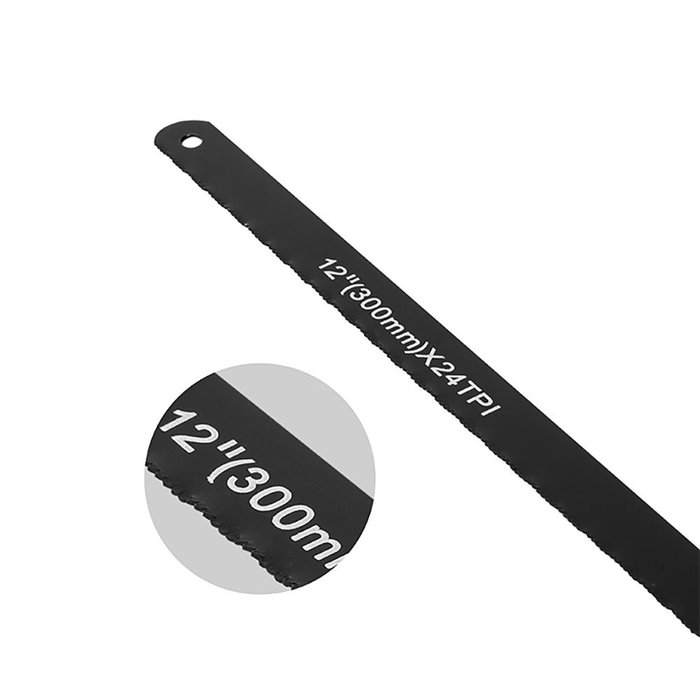 Workpro Hoja de Sierra Acero 300 mm 24 tpi 12" 100 Unidades para Metal