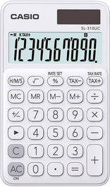 Calculadora De Bolsillo Casio 10 Digitos Sl-310 Uc Blanco