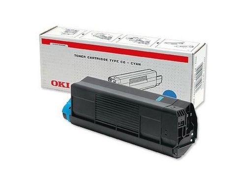 OKI Tóner C-3100 Cian C6L