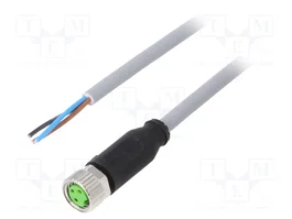 MURRELEKTRONIK Cable para sensores M8 hembra recto 3 pines 5m