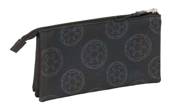 Portatodo Triple Star Wars Rebellion Negro 22 x 12 x 3 cm