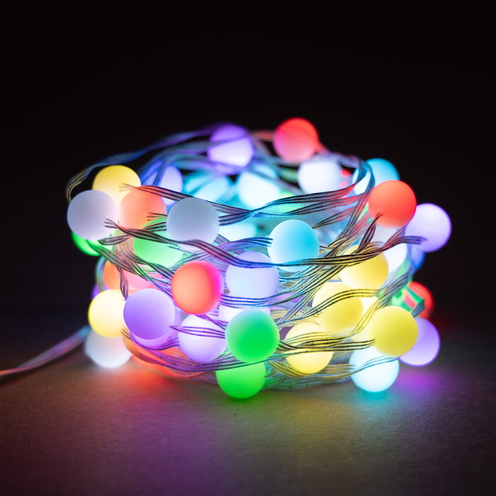 Muvit Guirnalda Luces Io Wifi Dreamcolor LED RGB Controlable por App y Asistentes de Voz, 10m