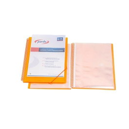 Pardo Carpeta de Fundas Studio Style Espiral Naranja