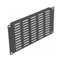 DeLOCK Panel de gabinete de red de 10″ con ventilación 3U Negro